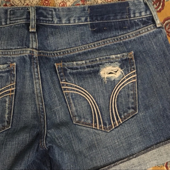 🦋 3 for $25 - Hollister Button Fly Distressed Jean Shorts - Picture 6 of 10